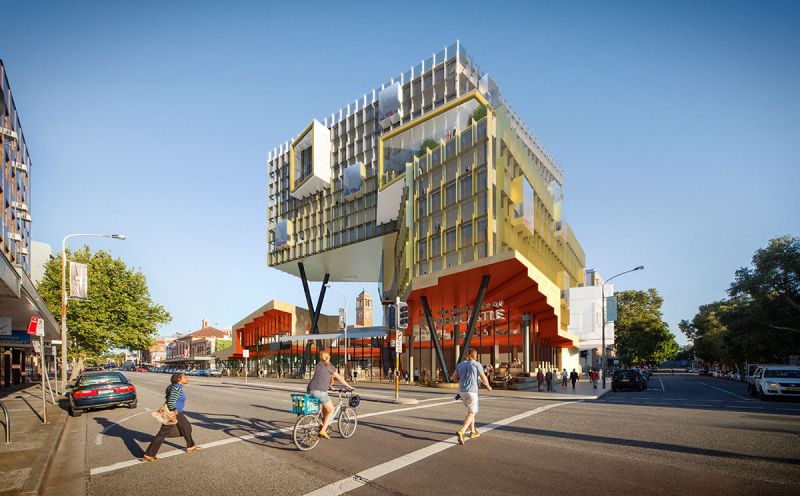 An exterior view of NUSpace in Newcastle.